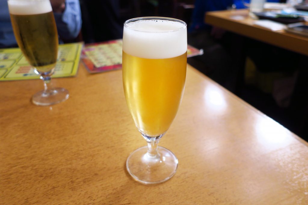 池袋「大都会」サービスタイムのグラスビール150円