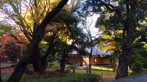 東京国立博物館庭園にある応挙館