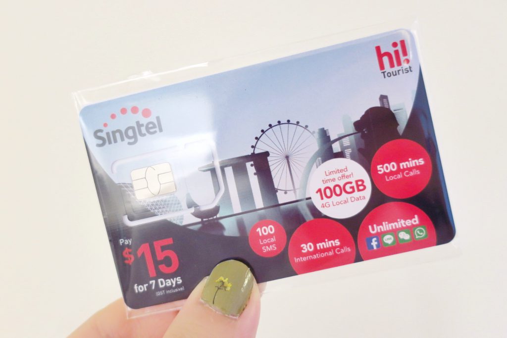 Singtel SIM card for tourist