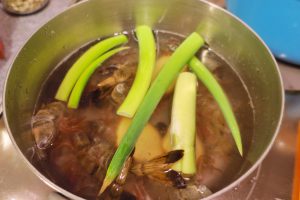 エビ出汁青ネギもいれてみた