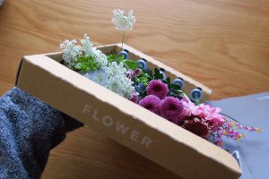 FLOWER利用２回目、お届け時の様子